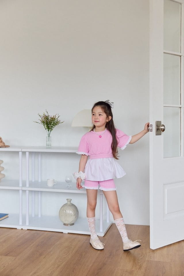 Berry Berry - Korean Children Fashion - #kidsshorts - Scone Top Bottom Set - 6