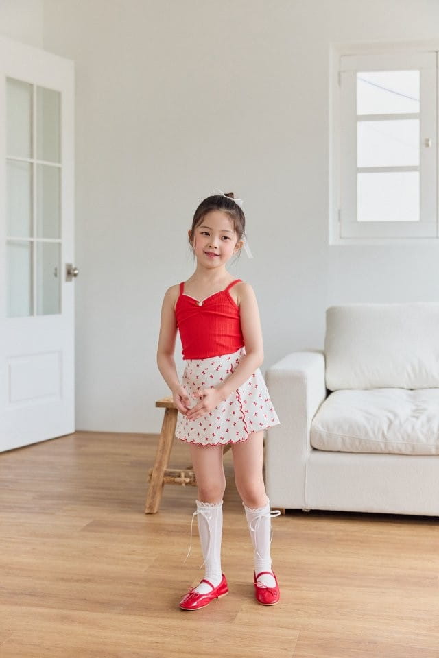 Berry Berry - Korean Children Fashion - #fashionkids - Rosy Sleeveless Tee - 4