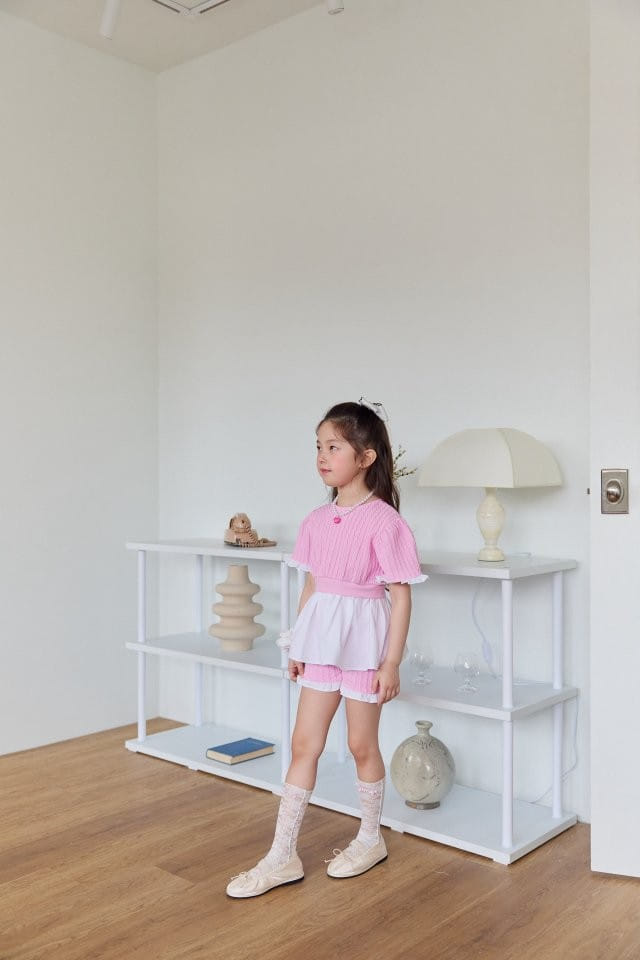 Berry Berry - Korean Children Fashion - #kidsstore - Scone Top Bottom Set - 7