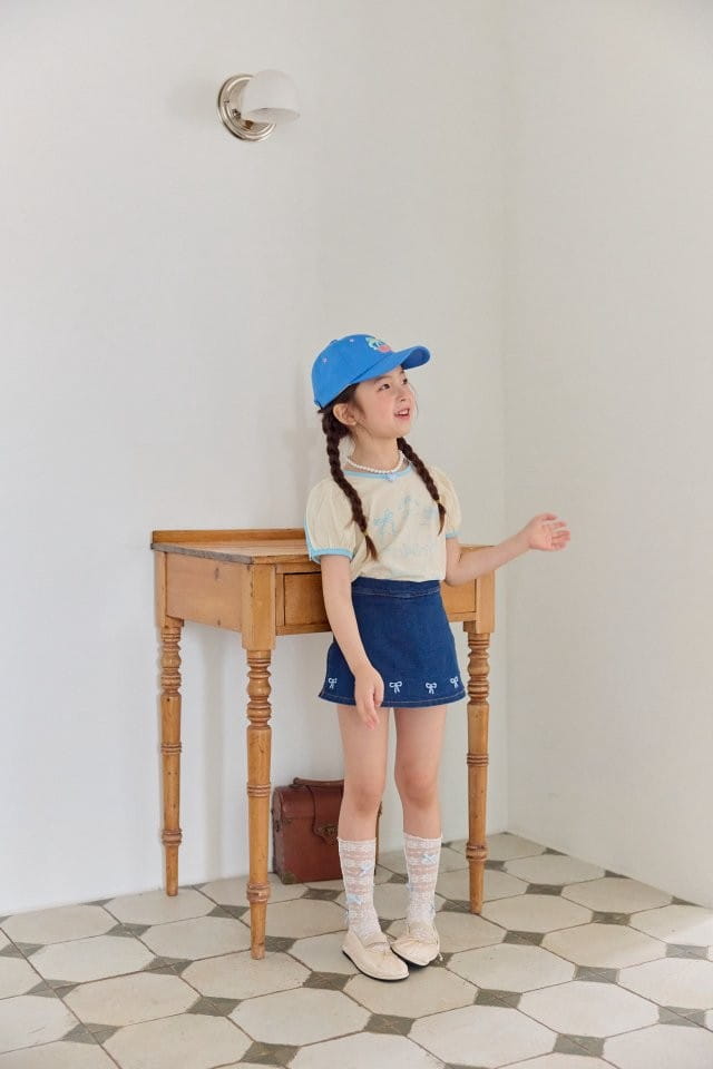 Berry Berry - Korean Children Fashion - #kidsstore - Ribbon World Tee - 7