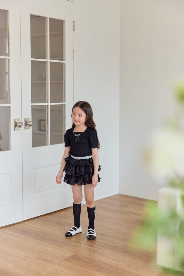 Berry Berry - Korean Children Fashion - #kidzfashiontrend - Bling Skirt Pants - 6