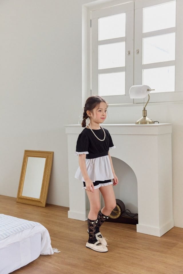 Berry Berry - Korean Children Fashion - #littlefashionista - Scone Top Bottom Set - 10