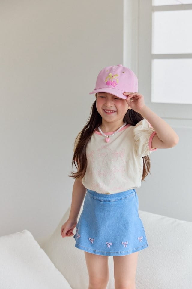 Berry Berry - Korean Children Fashion - #littlefashionista - Ribbon World Tee - 10