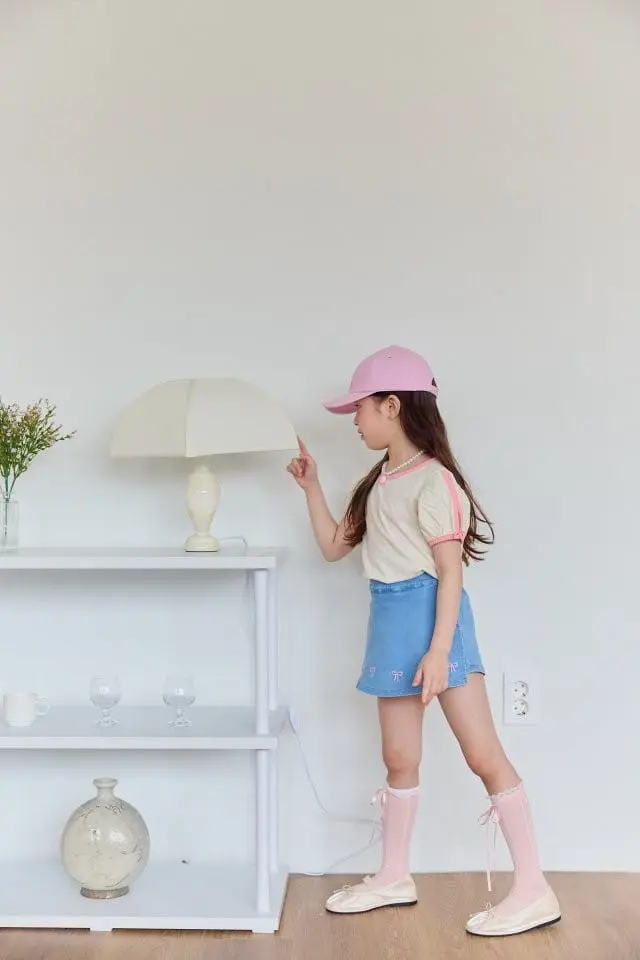 Berry Berry - Korean Children Fashion - #littlefashionista - Ribbon Skirt Pants - 4