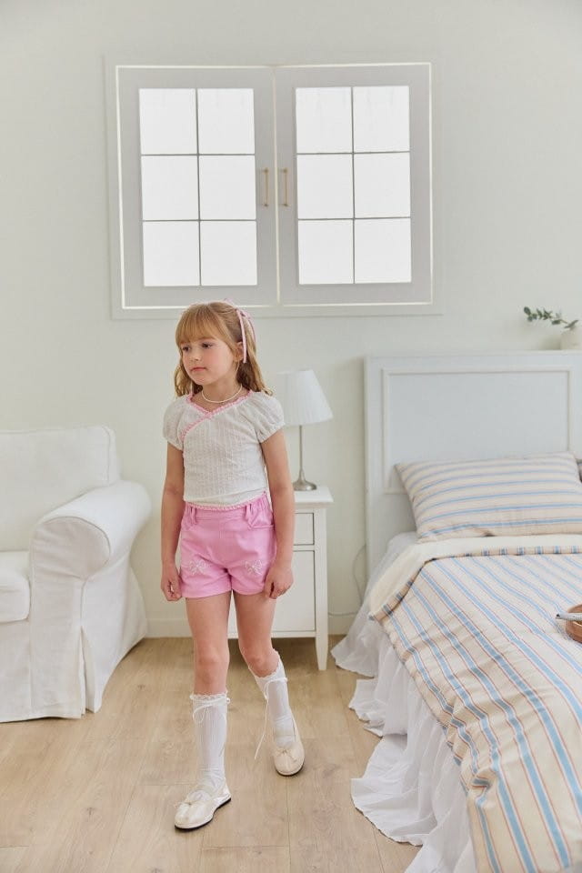 Berry Berry - Korean Children Fashion - #toddlerclothing - Ribbon Line Pants - 9