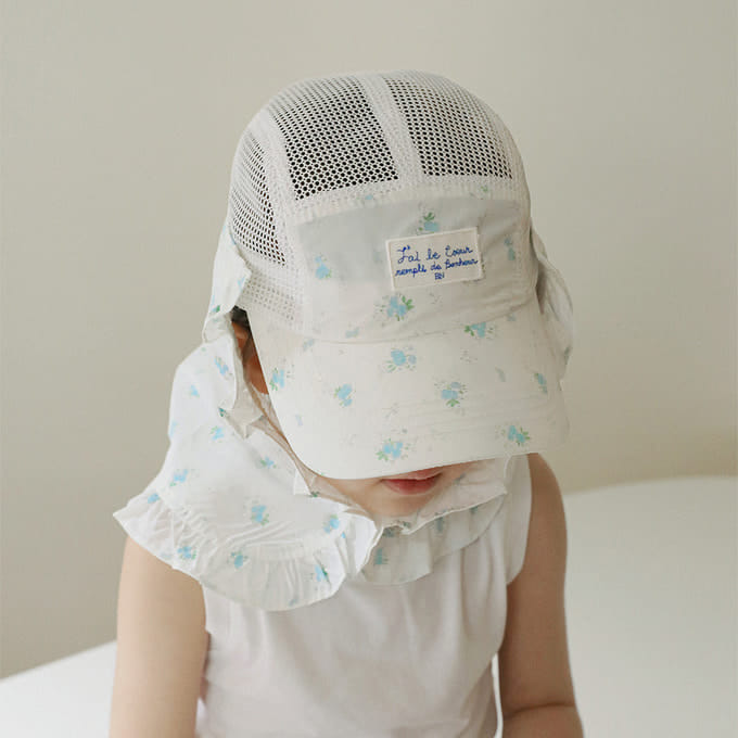 Bien A Bien - Korean Children Fashion - #kidsstore - Frill Messong Camp Cap