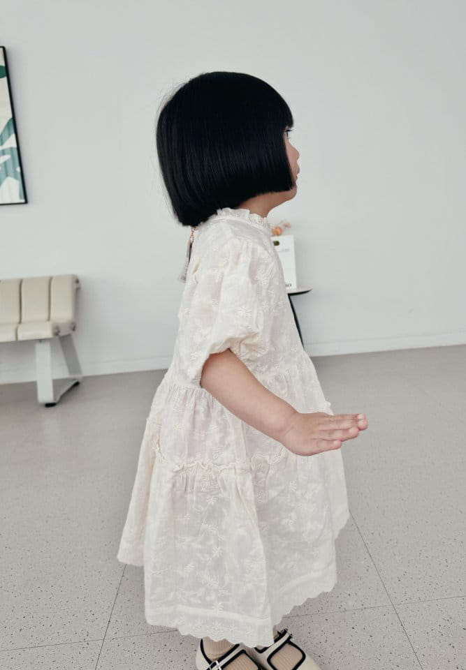 Bienvenu - Korean Children Fashion - #Kfashion4kids - Embroidery Kan Kan Blouse - 2