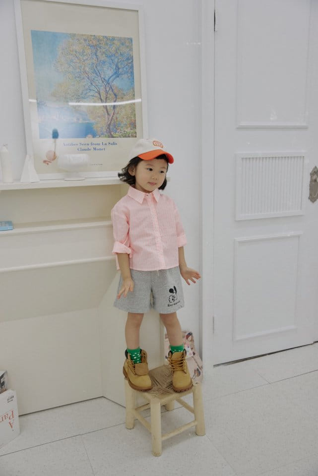 Bienvenu - Korean Children Fashion - #childofig - Neon Orange Shirt - 2