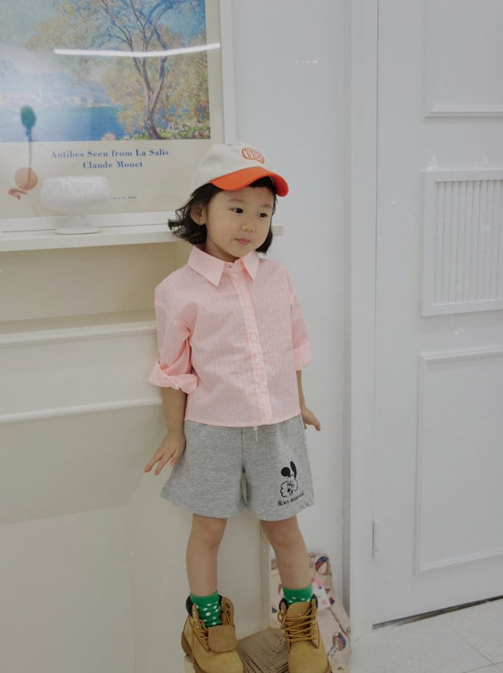 Bienvenu - Korean Children Fashion - #childofig - Neon Orange Shirt - 3
