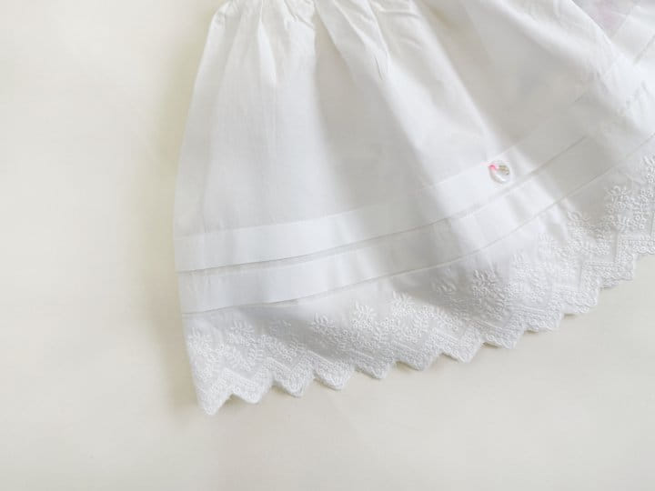 Bienvenu - Korean Children Fashion - #childofig - C Lace Mini Skirt - 5
