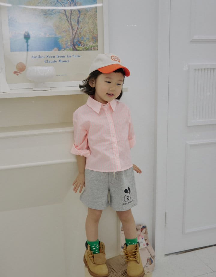 Bienvenu - Korean Children Fashion - #childofig - Neon Orange Shirt - 4
