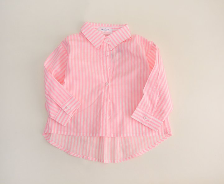 Bienvenu - Korean Children Fashion - #discoveringself - Neon Orange Shirt - 6