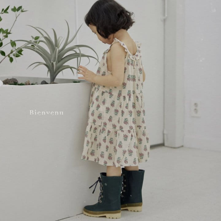 Bienvenu - Korean Children Fashion - #discoveringself - Sleeveles Frill Kan Kan One-Piece