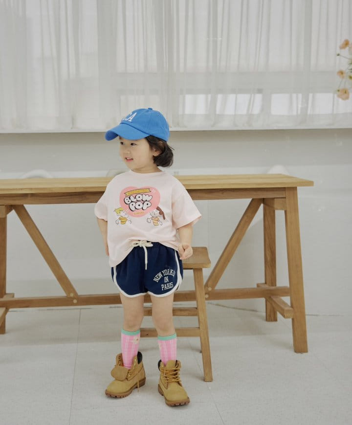 Bienvenu - Korean Children Fashion - #fashionkids - Taping Hot Pants - 6