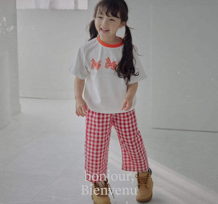 Bienvenu - Korean Children Fashion - #kidsshorts - Ribbon Tee - 5