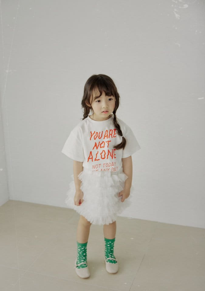 Bienvenu - Korean Children Fashion - #fashionkids - Alone Tee - 4
