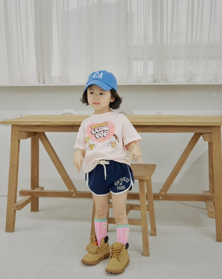 Bienvenu - Korean Children Fashion - #kidsshorts - Bubble Gum Tee - 3