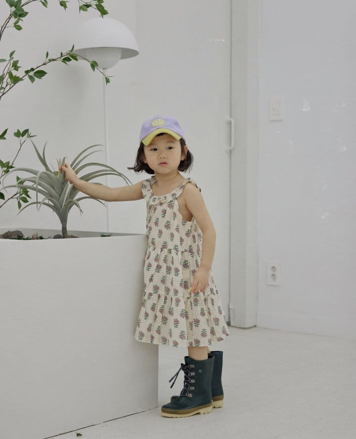 Bienvenu - Korean Children Fashion - #kidsshorts - Sleeveles Frill Kan Kan One-Piece - 4