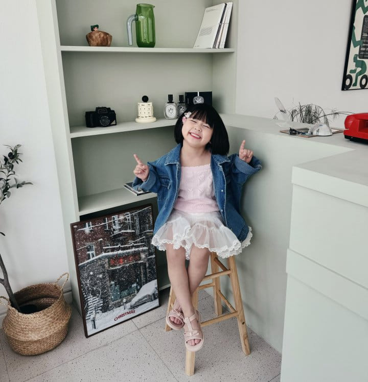 Bienvenu - Korean Children Fashion - #kidsstore - Kan Kan Chiffon Ribbon Skirt - 10