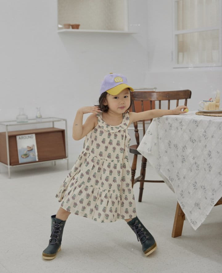 Bienvenu - Korean Children Fashion - #kidzfashiontrend - Sleeveles Frill Kan Kan One-Piece - 5