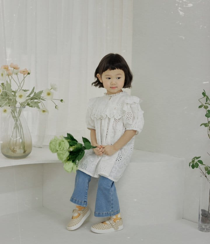 Bienvenu - Korean Children Fashion - #kidzfashiontrend - Romantic Pumping One-Piece - 2