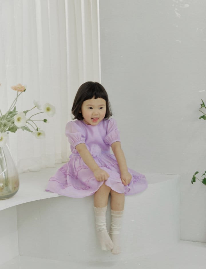 Bienvenu - Korean Children Fashion - #littlefashionista - Corsage Kan Kan One-Piece - 2