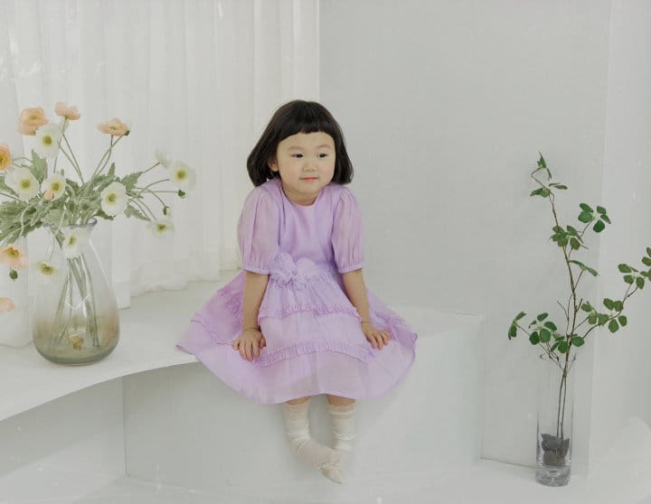 Bienvenu - Korean Children Fashion - #magicofchildhood - Corsage Kan Kan One-Piece - 3