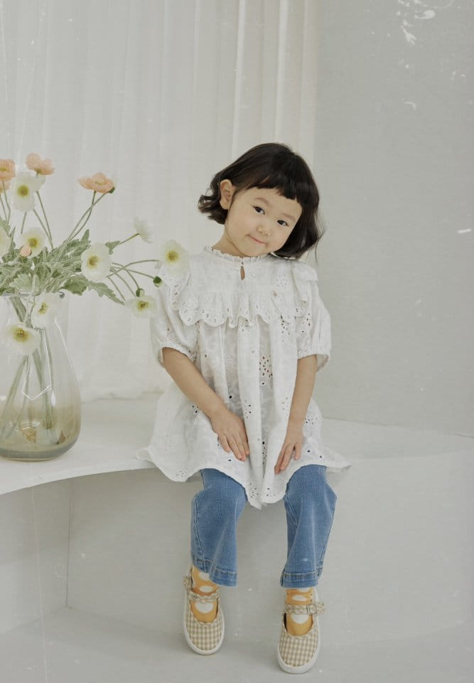 Bienvenu - Korean Children Fashion - #minifashionista - Romantic Pumping One-Piece - 6