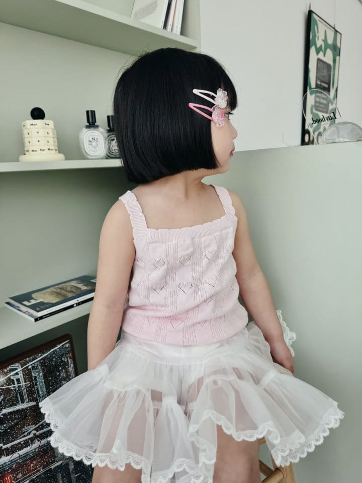 Bienvenu - Korean Children Fashion - #minifashionista - Heart Top Knit - 7