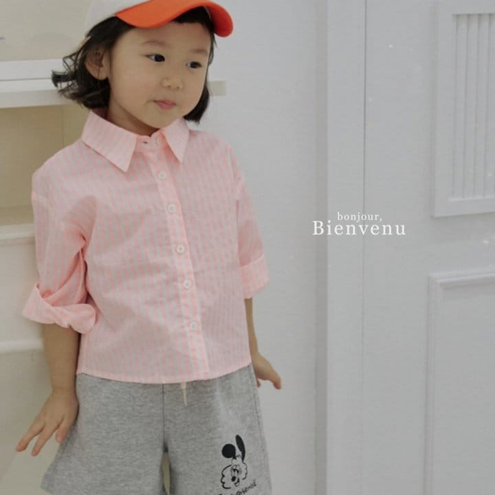 Bienvenu - Korean Children Fashion - #prettylittlegirls - Neon Orange Shirt