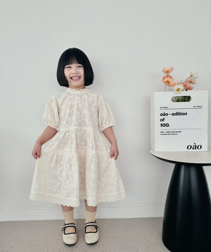 Bienvenu - Korean Children Fashion - #prettylittlegirls - Embroidery Kan Kan Blouse - 6