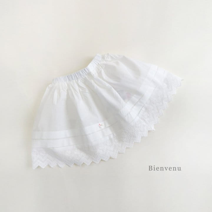 Bienvenu - Korean Children Fashion - #prettylittlegirls - C Lace Mini Skirt