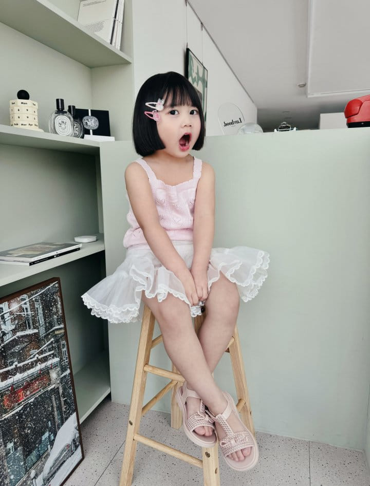 Bienvenu - Korean Children Fashion - #prettylittlegirls - Heart Top Knit - 8