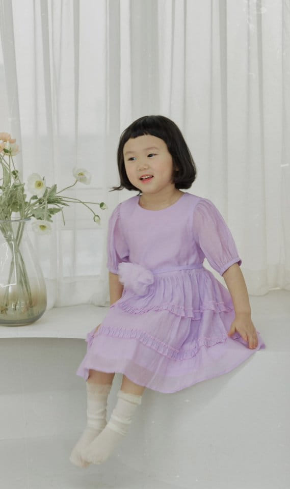 Bienvenu - Korean Children Fashion - #todddlerfashion - Corsage Kan Kan One-Piece - 6