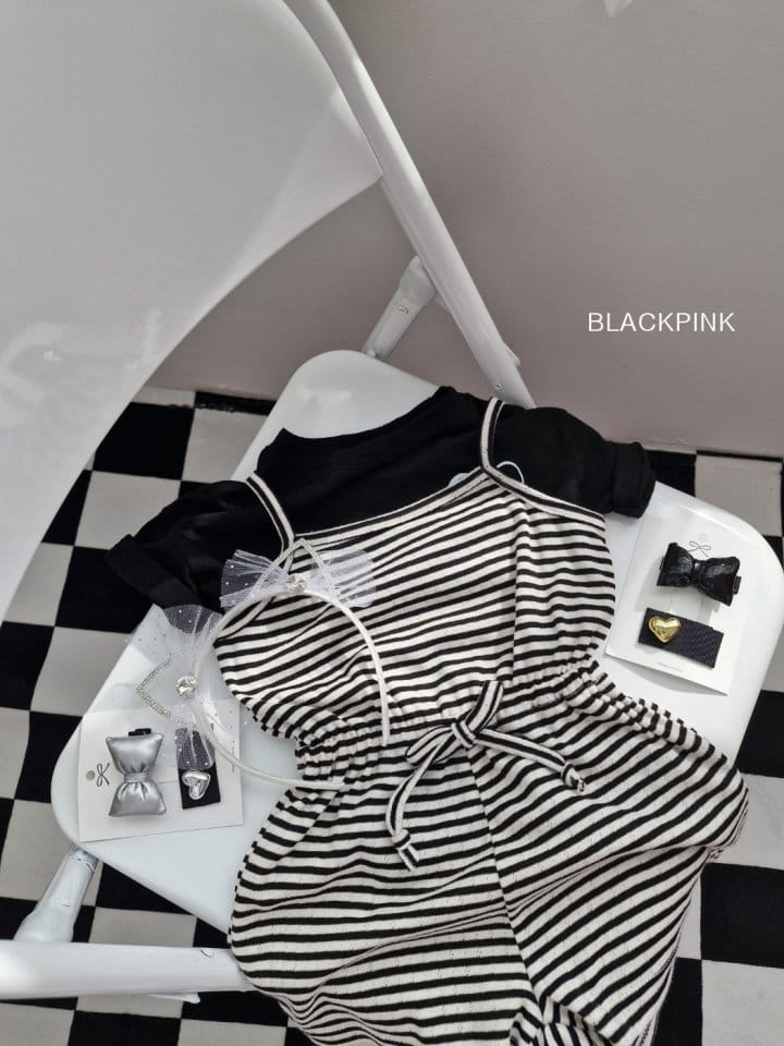 Black Pink - Korean Children Fashion - #Kfashion4kids - Colorful Jumpsuit - 6