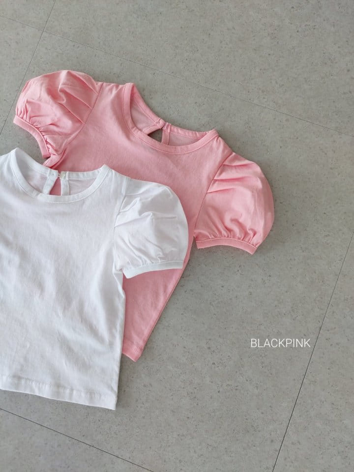 Black Pink - Korean Children Fashion - #childofig - Joy Puff Tee - 7