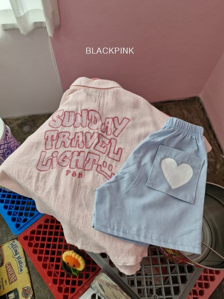 Black Pink - Korean Children Fashion - #childofig - SUNDAY Shirt - 8