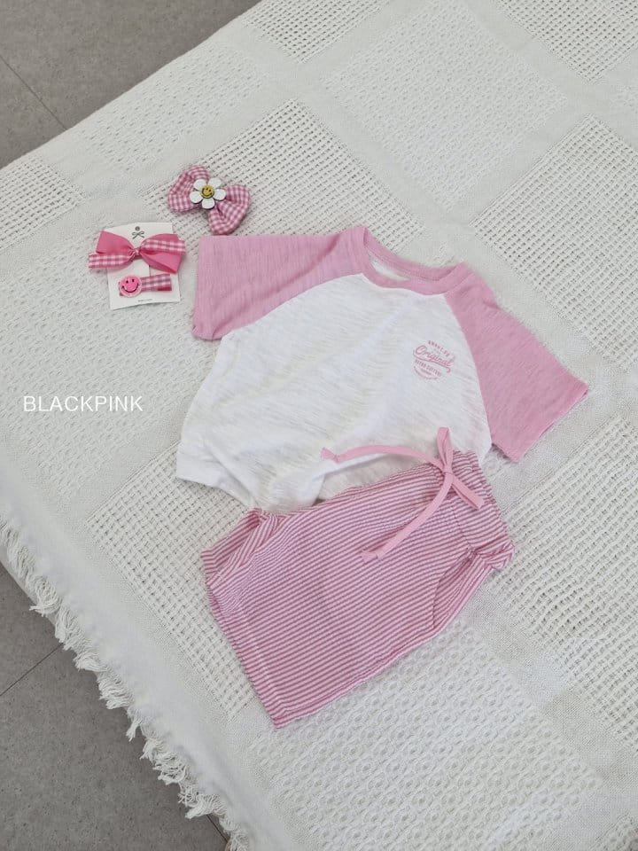 Black Pink - Korean Children Fashion - #kidzfashiontrend - Original Raglan Tee - 10