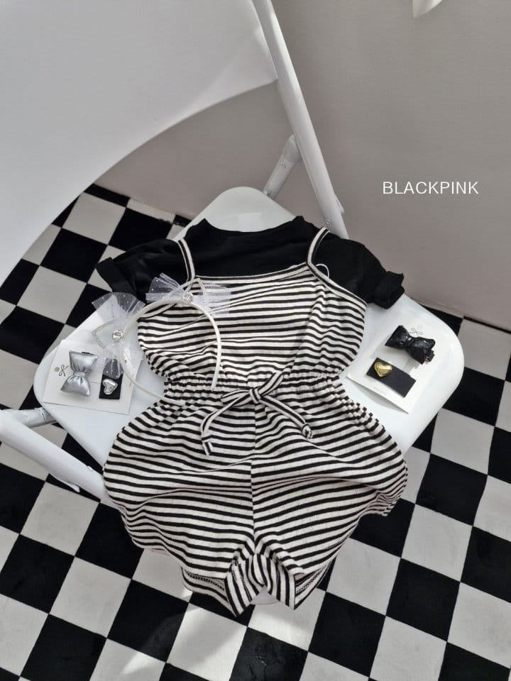 Black Pink - Korean Children Fashion - #kidzfashiontrend - Colorful Jumpsuit - 5