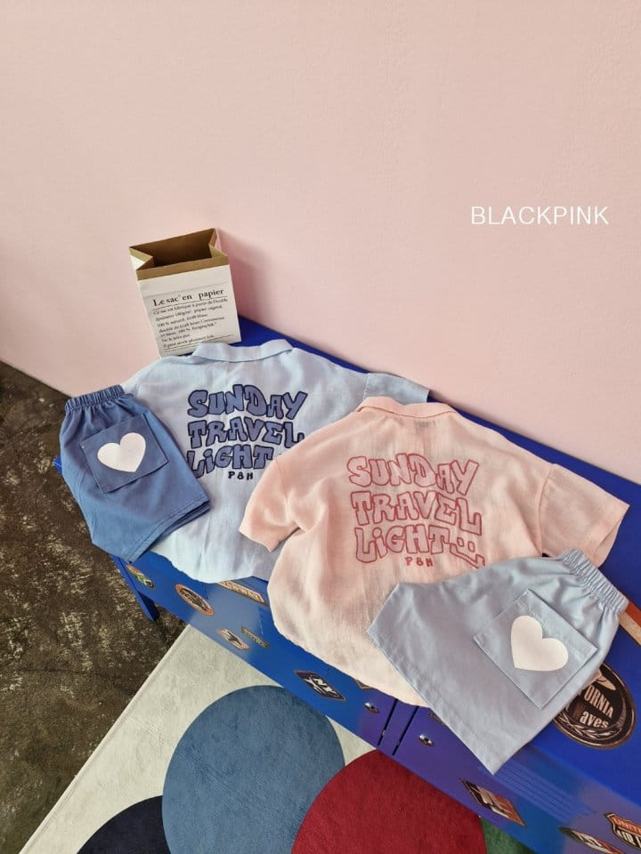 Black Pink - Korean Children Fashion - #littlefashionista - SUNDAY Shirt