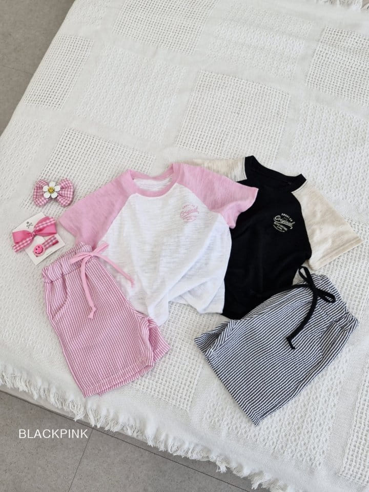 Black Pink - Korean Children Fashion - #toddlerclothing - Original Raglan Tee