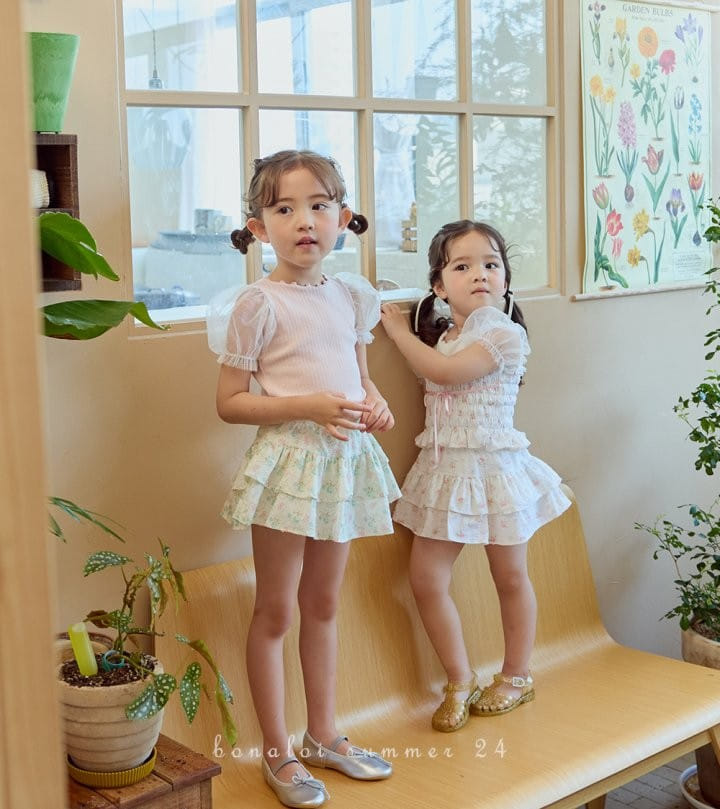 Bonaloi - Korean Children Fashion - #Kfashion4kids - Allene Two Layered Skirt