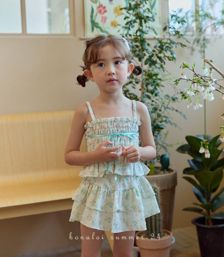 Bonaloi - Korean Children Fashion - #Kfashion4kids - Rize Ribbon Bustier - 10