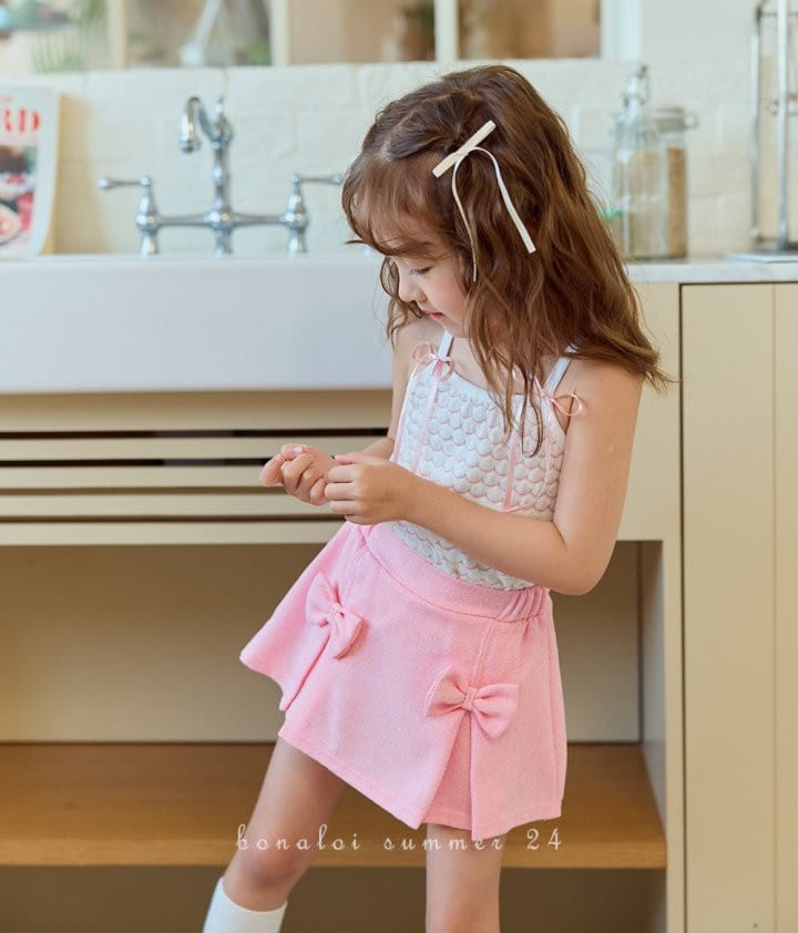 Bonaloi - Korean Children Fashion - #childofig - Mayo Sleeveless Tee - 2