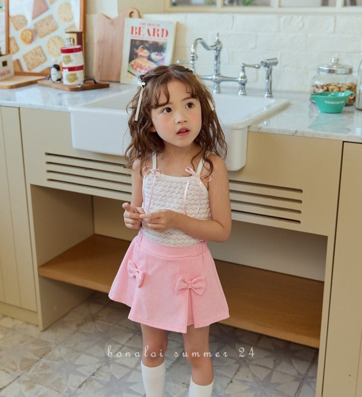 Bonaloi - Korean Children Fashion - #childrensboutique - Mayo Sleeveless Tee - 3