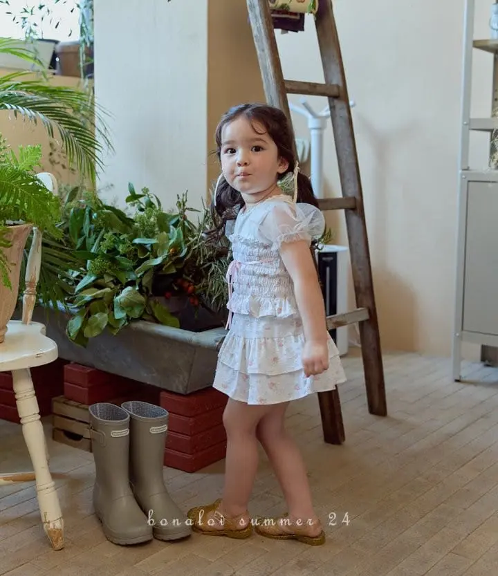 Bonaloi - Korean Children Fashion - #designkidswear - Allene Two Layered Skirt - 9