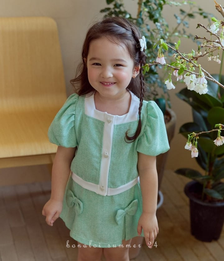 Bonaloi - Korean Children Fashion - #designkidswear - Grape Fruit Jacket  Top Bottom Set - 8