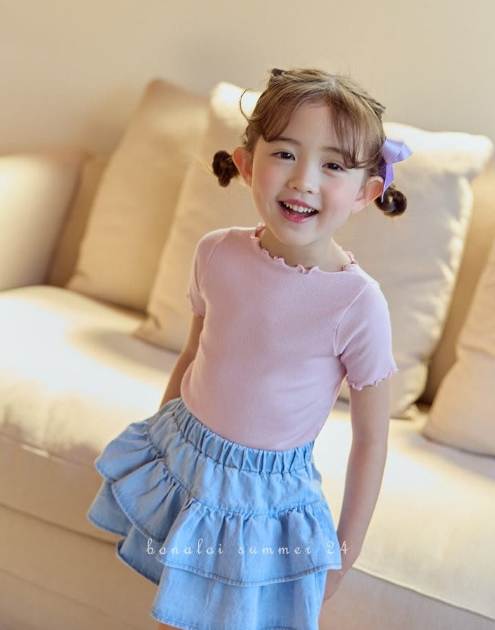 Bonaloi - Korean Children Fashion - #fashionkids - Soft Interlon Tee - 9