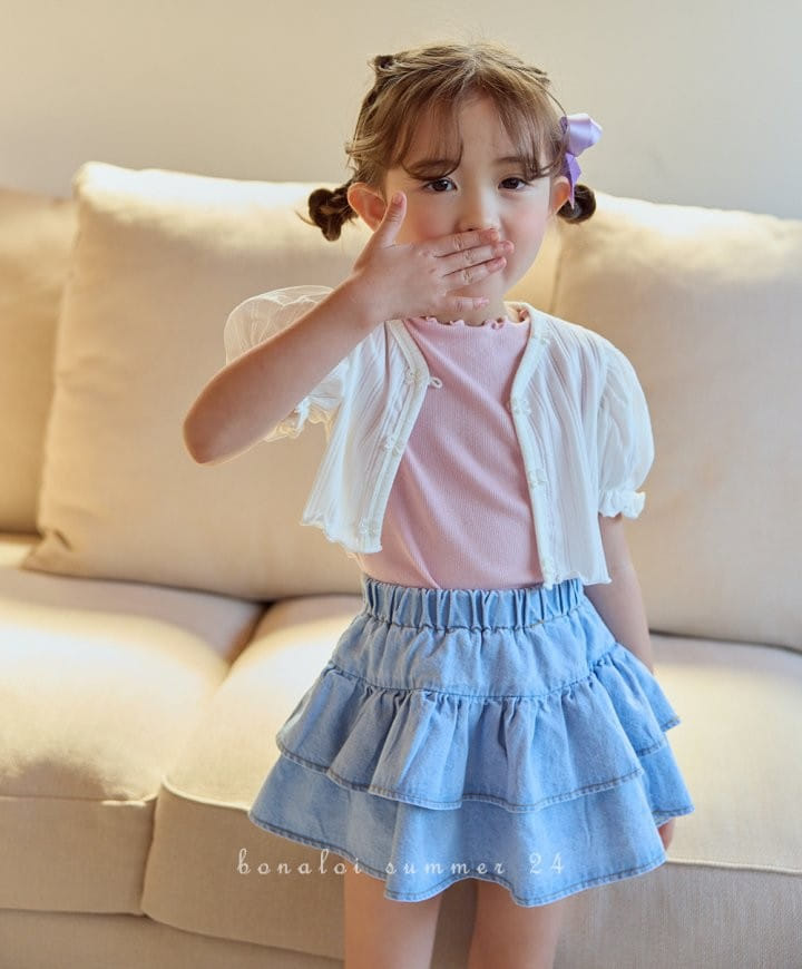 Bonaloi - Korean Children Fashion - #kidsshorts - Soft Interlon Tee - 10
