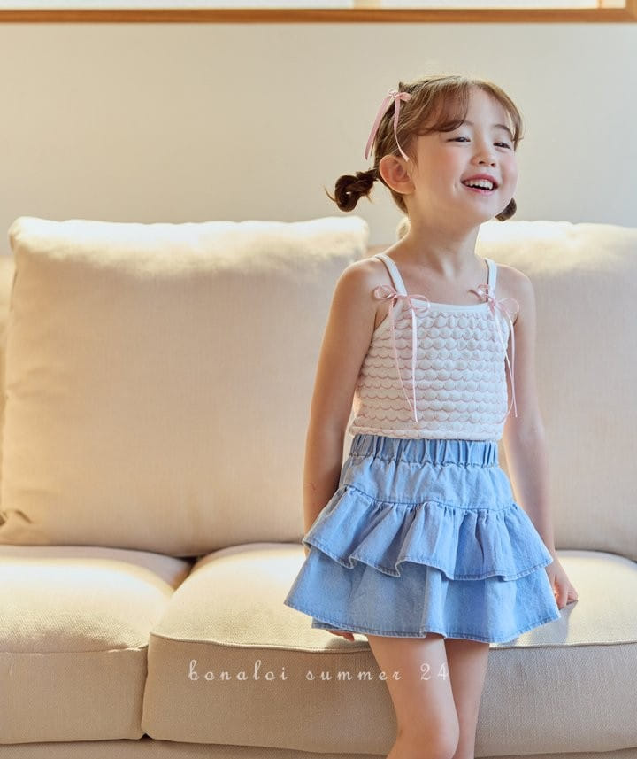 Bonaloi - Korean Children Fashion - #kidzfashiontrend - Mayo Sleeveless Tee - 9